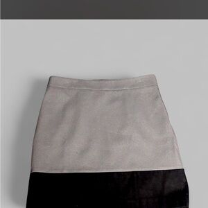 Colorblock Pencil Skirt in Light Gray and Black size 6 P